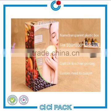 Amazing 5 colors UV pringting 3mm wall thickness transparent PVC box fruit packing gift box                        
                                                                                Supplier's Choice