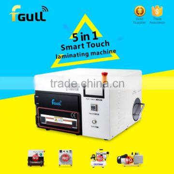 5 in 1 Multi-functional Intelligent OCA Laminating Bubble Removing Machine Operation Built-in Vacuum Pump Air Compressor