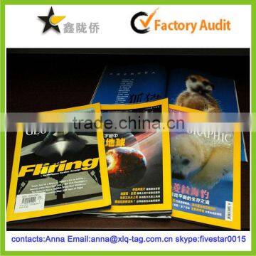 2015 Hot sale colorful custom national geographic magazine