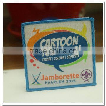 Custom Personality Colorful Exiquisite Woven Patches for Jackets/sweater