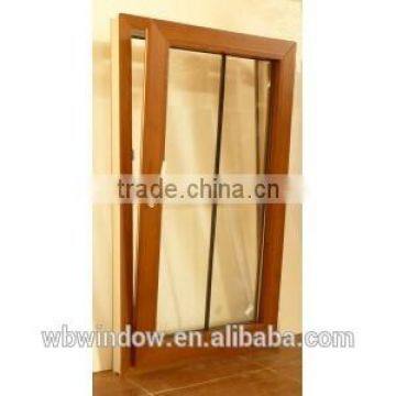 Hot Sale 2016 PVC Tilt and Turn Window With Wood Color photo-2