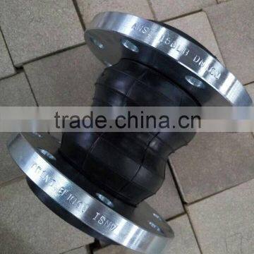 Double sphere flanged rubber coupling