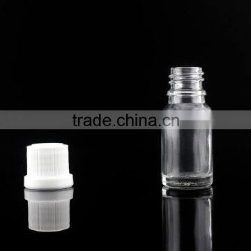 Empty 30ml Clear Glass Dropper Bottle With Different Cap Factory