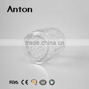 Round Tapered Clear Glass Candlestick Holder photo-5