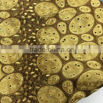 High Quality Organza Lace With Stone Organza Lace Fabric Wedding Dress photo-3