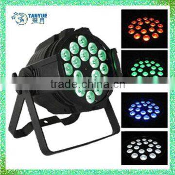 18pcs 10W led par light rgbw