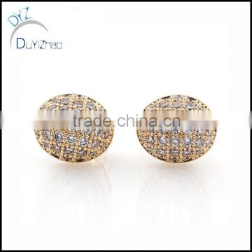 hot sale zircon earring designs, wholesale new cz earring