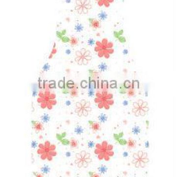 Floded vase with colorful flower printing,Folded flower vase on table,Decorative vase