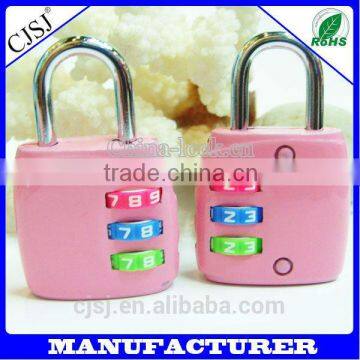 Produce changing 3 digital luggage combination lock
