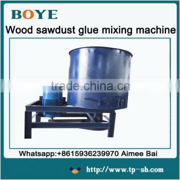 Wood sawdust glue mixing machine for wood sawdust block production line