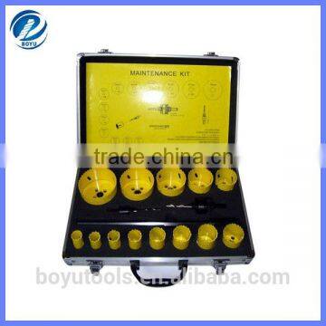 16pcs Bi-metal hole saw cutter set kit