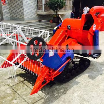 Triangular crawler type 4LZ serie grain combine harvester for rice and wheet