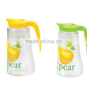 2.1L plastic juice jug with lid and spout