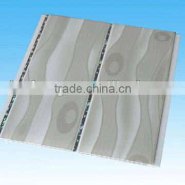 PVC ceiling and wall panel with grooves