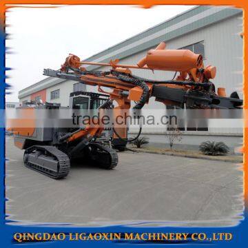 Integrated water well drilling machine with upmarket.