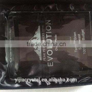 factory directly sale crystal clear rectangle shape paperweight for office dcoration gift