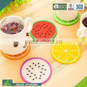 promotional advertising full color printing anti-slide custom logo round promotion absorbent tissue coaster