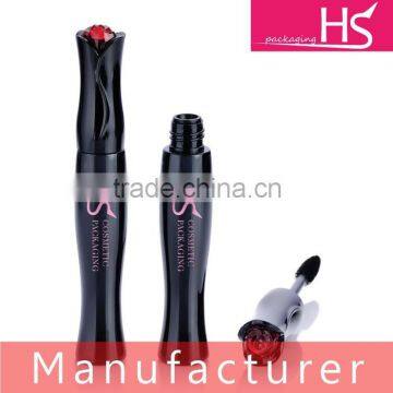 Custom vintage style rose mascara bottle with brush