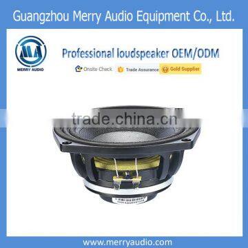 top quality mini portable waterproof 6inch mid range real sound neodymium line array, full range speaker cabinet sub woofer 6"
