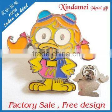 Custom animal metal badges, gift badges