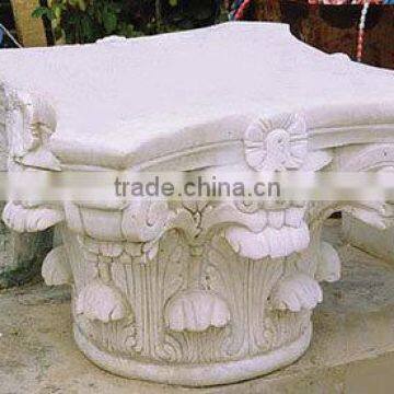 Stone handrail stairs hand carved stone sculpture from Vietnam