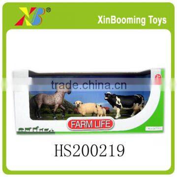 Promotion simulation plastic farm animal set