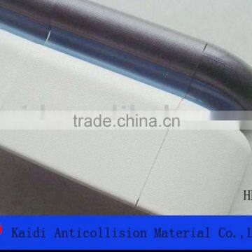 wall protect handrail,material is pvc and aluminum