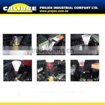 CALIBRE 8pc Coolant Refilling Funnel Set Coolant Filling Funnel Set Coolant Refill Tool