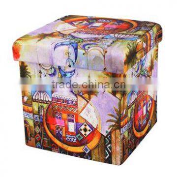 Turkey Style Folding Storage Ottoman