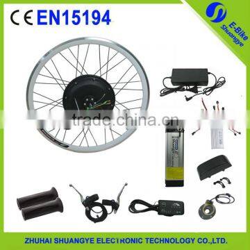 Hot sale rear 48 V500W motor bike conversion kit with lithium battery