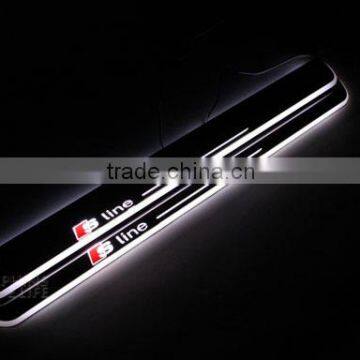 Car LED Welcome Flash Logo Door Sill Moving Scuff Plate Light For Audi A7 S7 RS7 Quality Choice photo-3