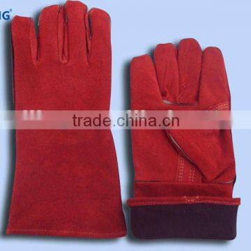 Durable leather welding glove
