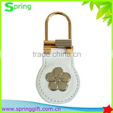 fashion custom logo leather key chain