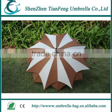 two kinds color fabric maple leaf umbrella easy open and close straight umbrella