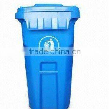 Outdoor HDPE dustbin/wastebin with wheels