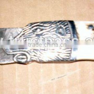 Damascus folding knife for promotion