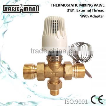 3 way, Brass, Tempering control valve