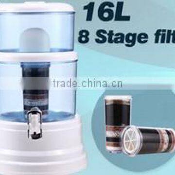 Ningbo Cixi Manufacturer 16L 8 stage Water filter Mineral Pot