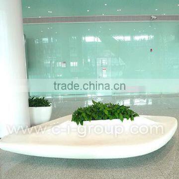 New Shopping Mall fibreglass seat/Creative custom made shopping Mall product platform