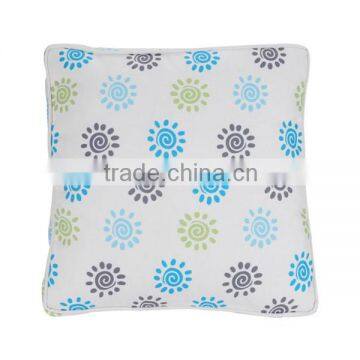 Cheap wholesale 100% cotton sunflower print canvas sofa cushion