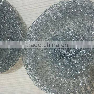 galvanized iron wire mesh scourer rolls for kitchen clean