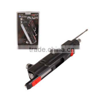 multi-Screwdriver with torch/ car emergency hammer