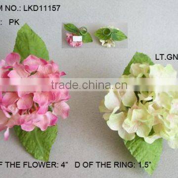 artificial simulation fake fresh flowers napkin ring