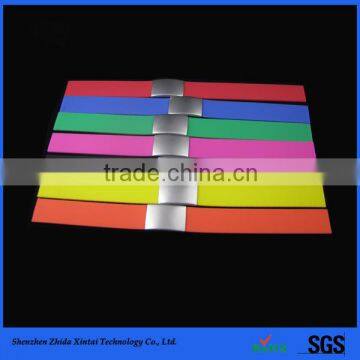 Red Silicon Write on Bracelet id Bracelets photo-3