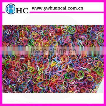 DIY weaving loom rubber bands cheap wholesale fun loom rubber bands for colorful DIY fashion bracelet