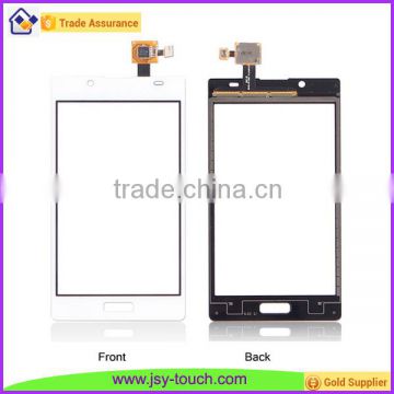 Black and White Front Panel For LG Optimus l7 P700 Touch Screen Glass