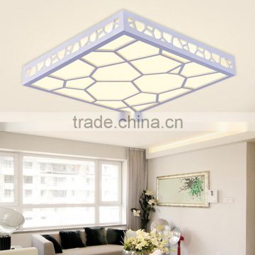 High Brightness 72W Bedroom Ceiling Lights AC100-240V Wooden Ceiling Lamps