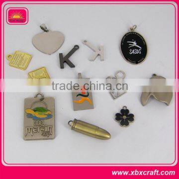 logo metal plates brand charm, custom metal logo labels for handbags