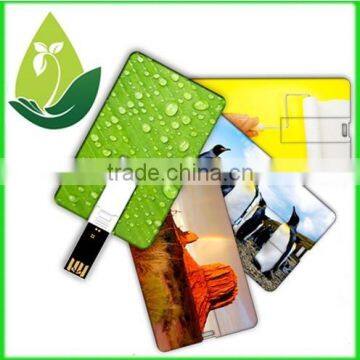 Top selling 1GB 2gb 4gb credit card usb flash drive oem logo card pendrive