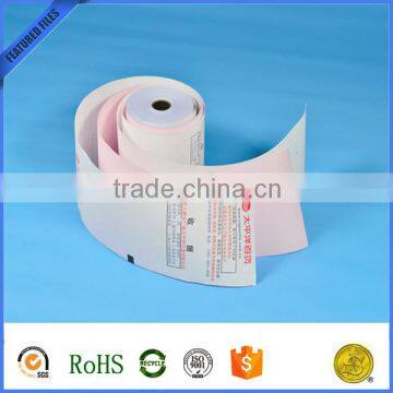 High Quality 76mm*60mm 3-ply Carbonless Paper Roll Printed Cash Register Paper